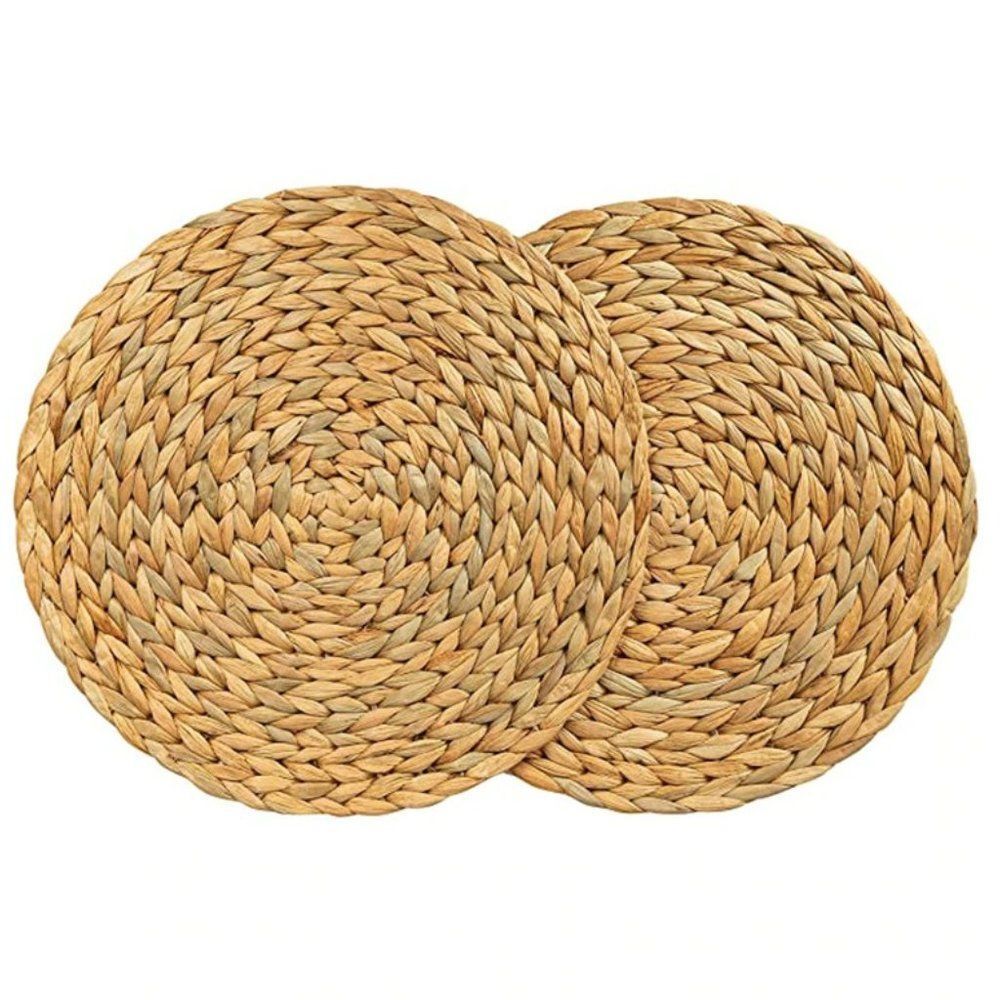 Round Woven Handmade Table Mat - Picture 9 of 11